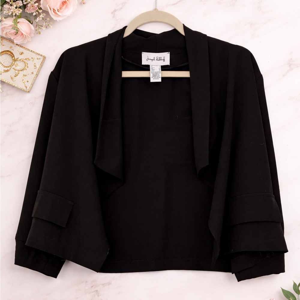Joseph Ribkoff Black Boxy Cover-Up Style 251088